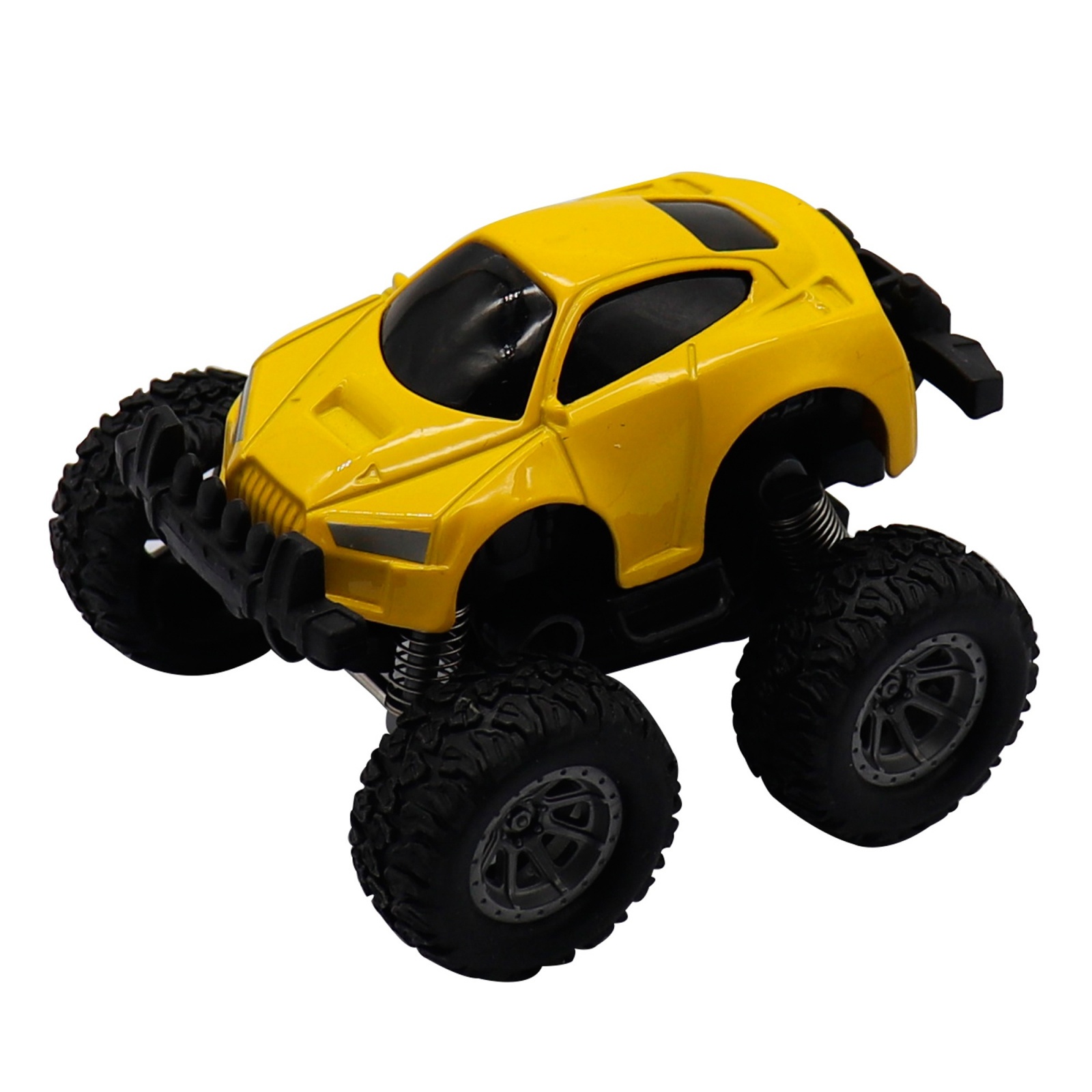 фото Игровой набор funky toys die-cast, фрикционная, рессоры, желтая ft61028