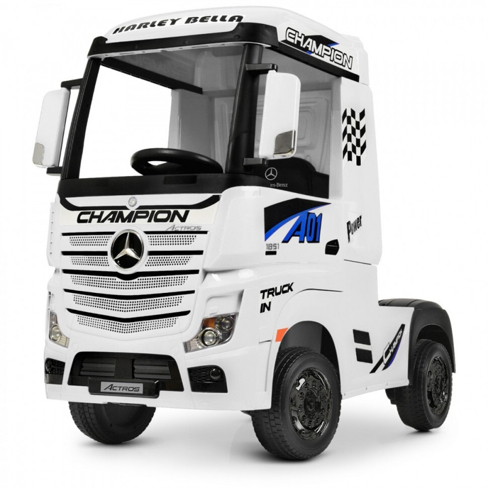 

Детский электромобиль фура Mercedes-Benz Actros 4WD 12V, HL358-LUX-WHITE, Белый, HL358-LUX-WHITE