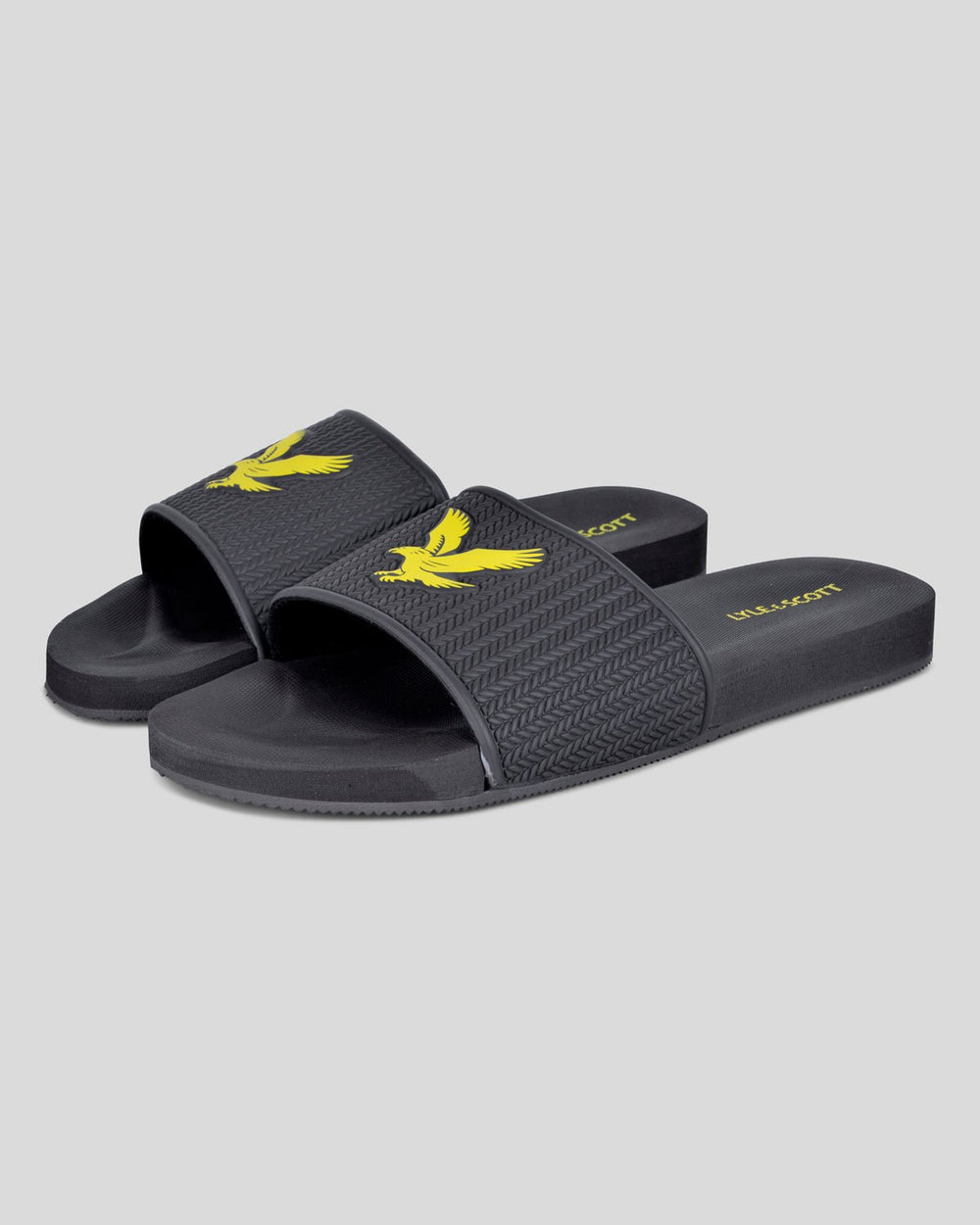 Сланцы мужские Lyle&Scott Easy Slide серые 42 RU