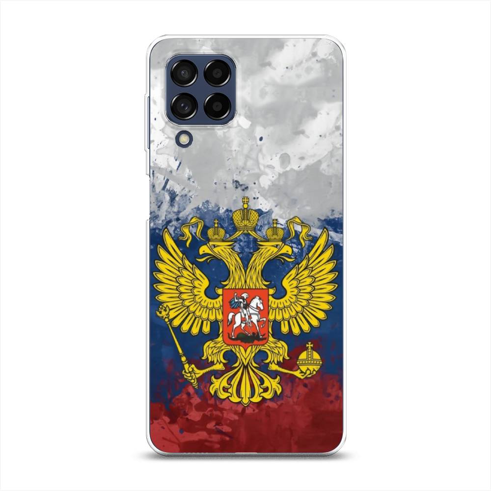 фото Силиконовый чехол "рф" на samsung galaxy m53 awog