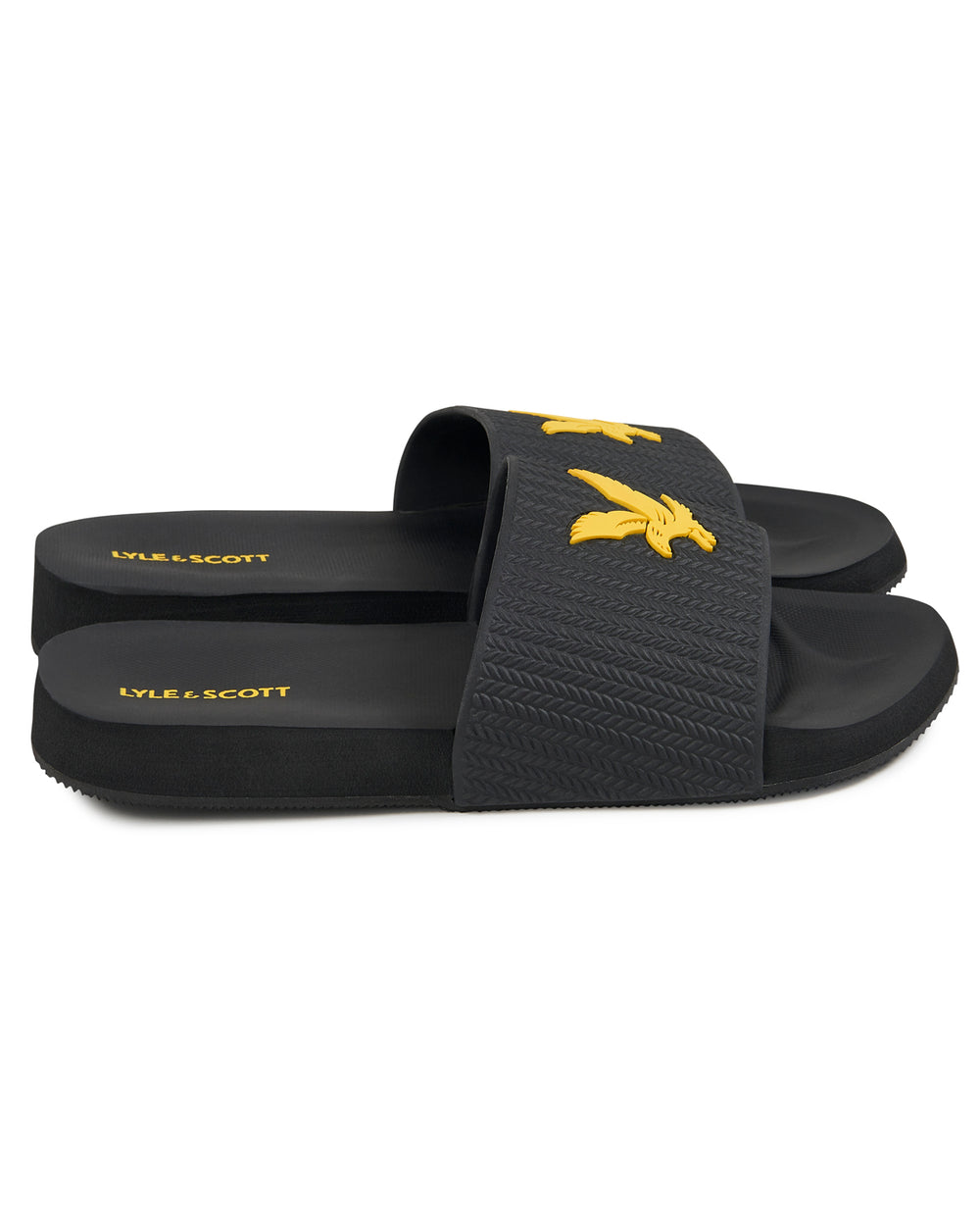 Сланцы мужские Lyle&Scott Easy Slide черные 45 RU