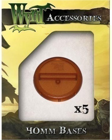

Malifaux: rootbeer 40mm translucent bases