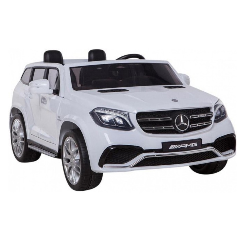 фото Детский электромобиль mercedes benz gls63 luxury 4wd 12v mp4, white, hl228-lux-mp4 harleybella