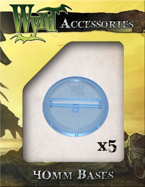 

Malifaux: blue 40mm translucent bases