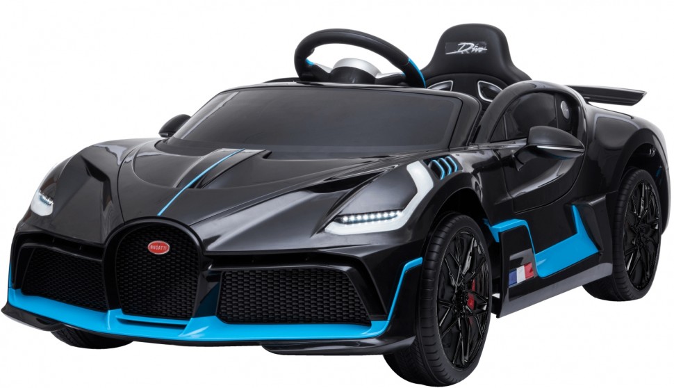 фото Детский электромобиль bugatti divo 12v, black, hl338 harleybella