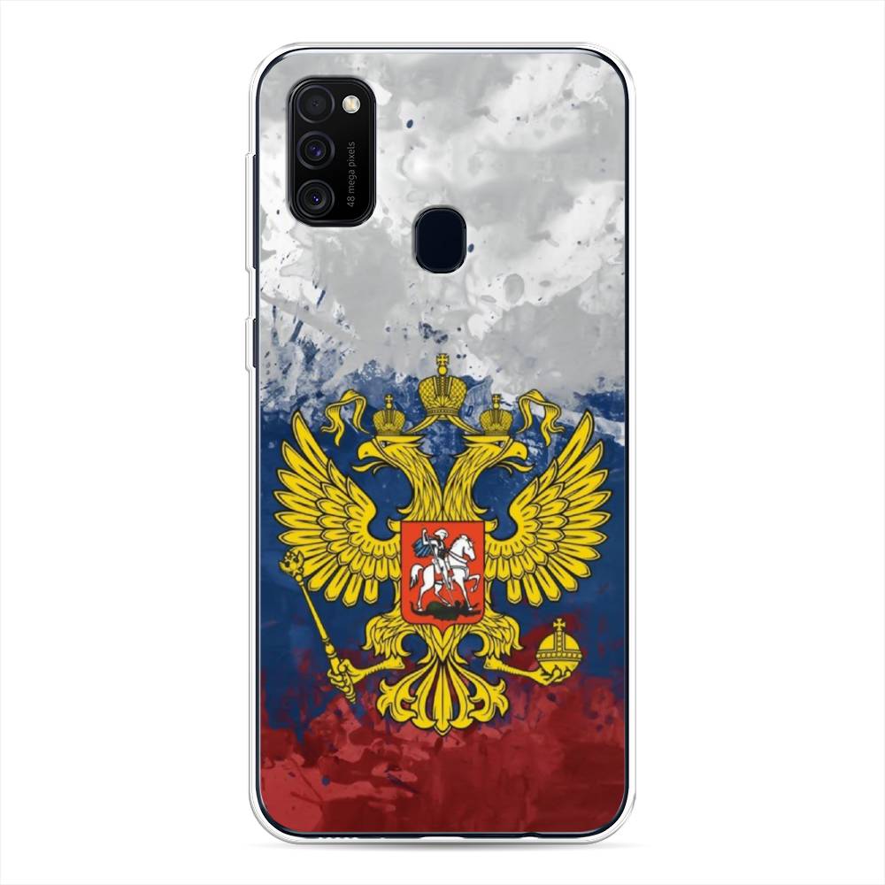 фото Силиконовый чехол "рф" на samsung galaxy m30s awog