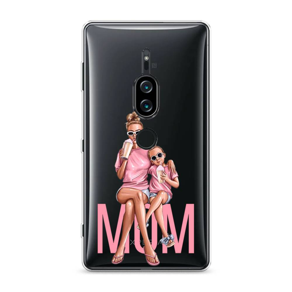 фото Силиконовый чехол "lovely mom" на sony xperia xz2 premium awog