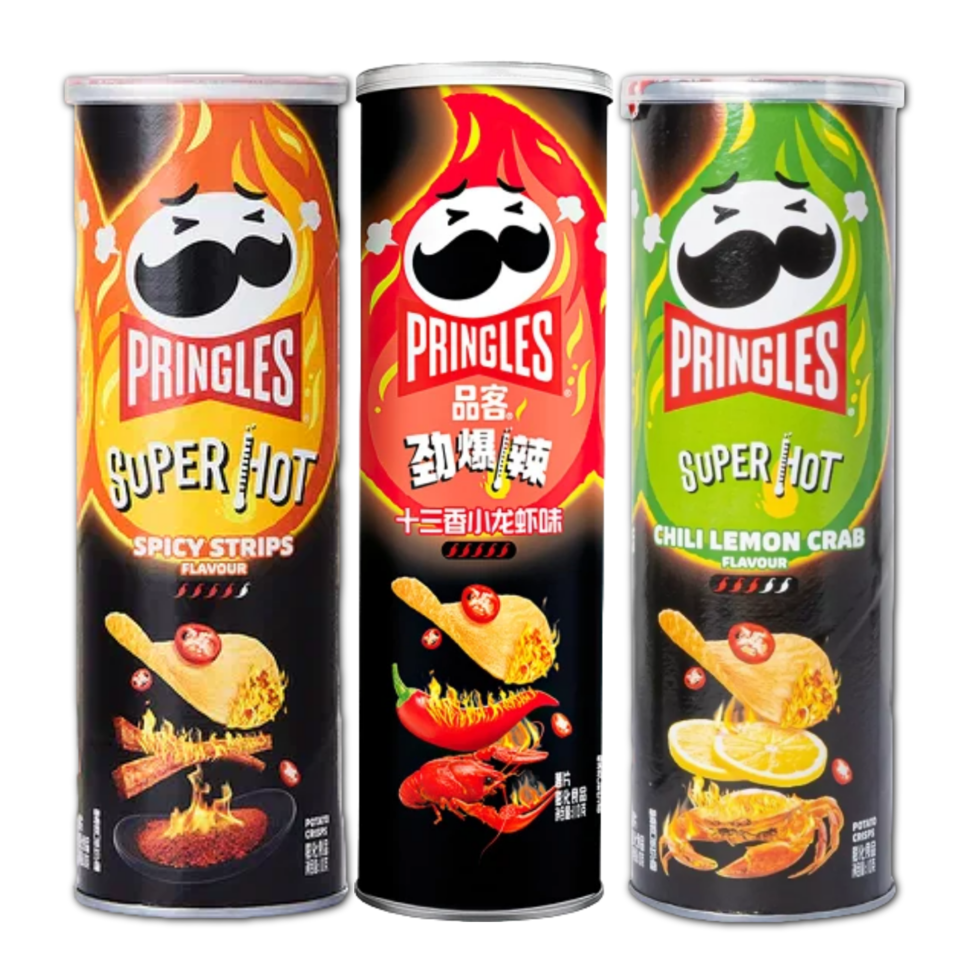 

Чипсы картофельные Pringles Spicy набор из 3 вкусов, 110 г х 3 шт
