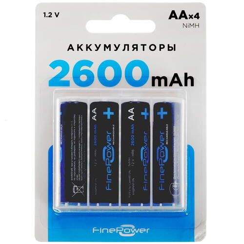 Аккумулятор Finepower AA 2600 мА*ч