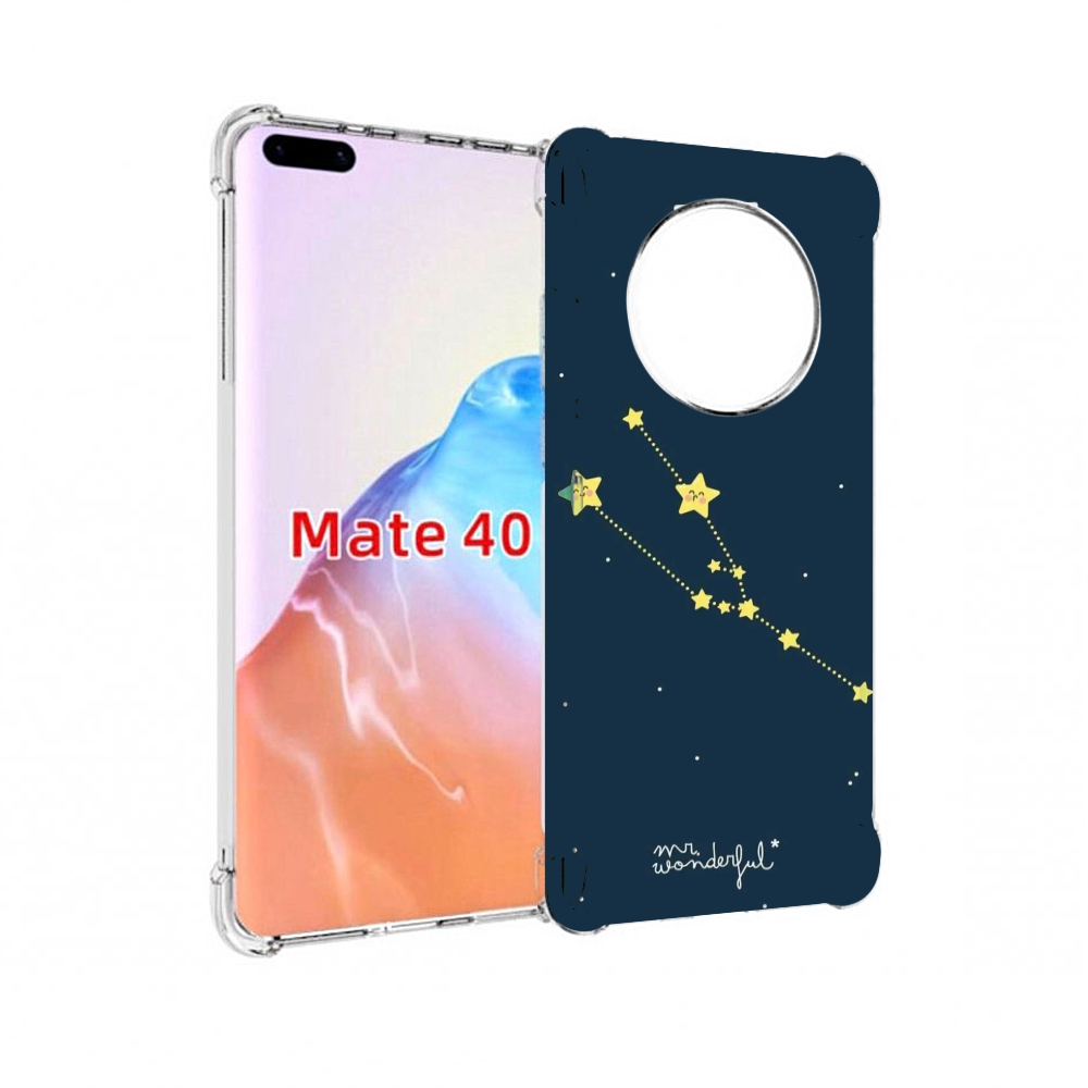 

Чехол MyPads Tocco для Huawei Mate 40 знак-зодиака-телец-4, Прозрачный, Tocco