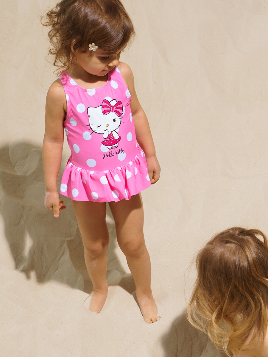 

Купальник слитный детский PlayToday 12143339, цвет розовый, белый, размер 80, 12143339