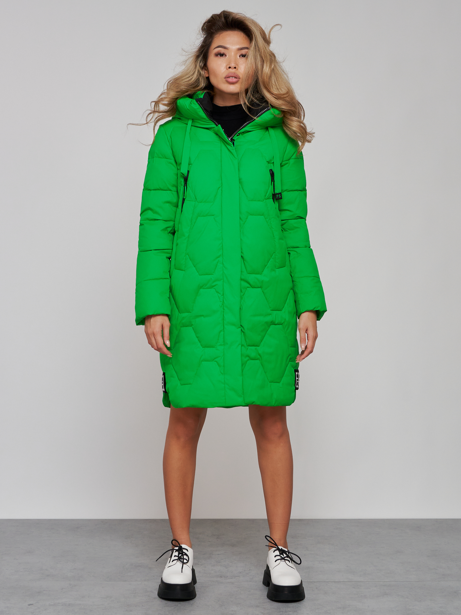 Пальто женское MTFORCE 589899 зеленое L