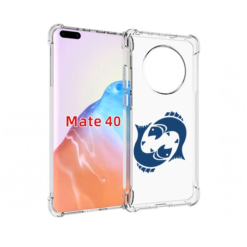 

Чехол MyPads Tocco для Huawei Mate 40 знак-зодиака-рыбы-7, Прозрачный, Tocco