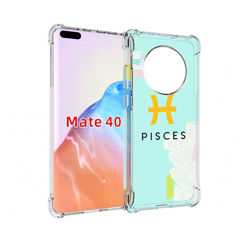 

Чехол MyPads Tocco для Huawei Mate 40 знак-зодиака-рыбы-2, Прозрачный, Tocco