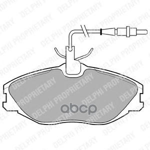 

К-т колодок торм, Fr PSA DELPHI LP986