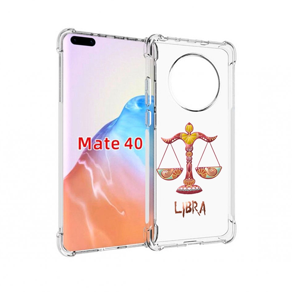 

Чехол MyPads Tocco для Huawei Mate 40 знак-зодиака-весы-8, Прозрачный, Tocco