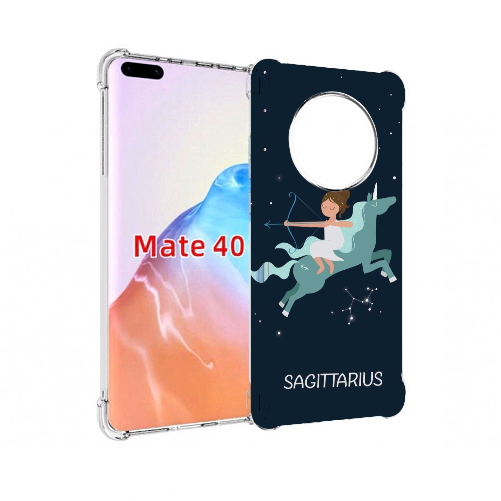 

Чехол MyPads Tocco для Huawei Mate 40 знак зодиака стрелец 5, Прозрачный, Tocco