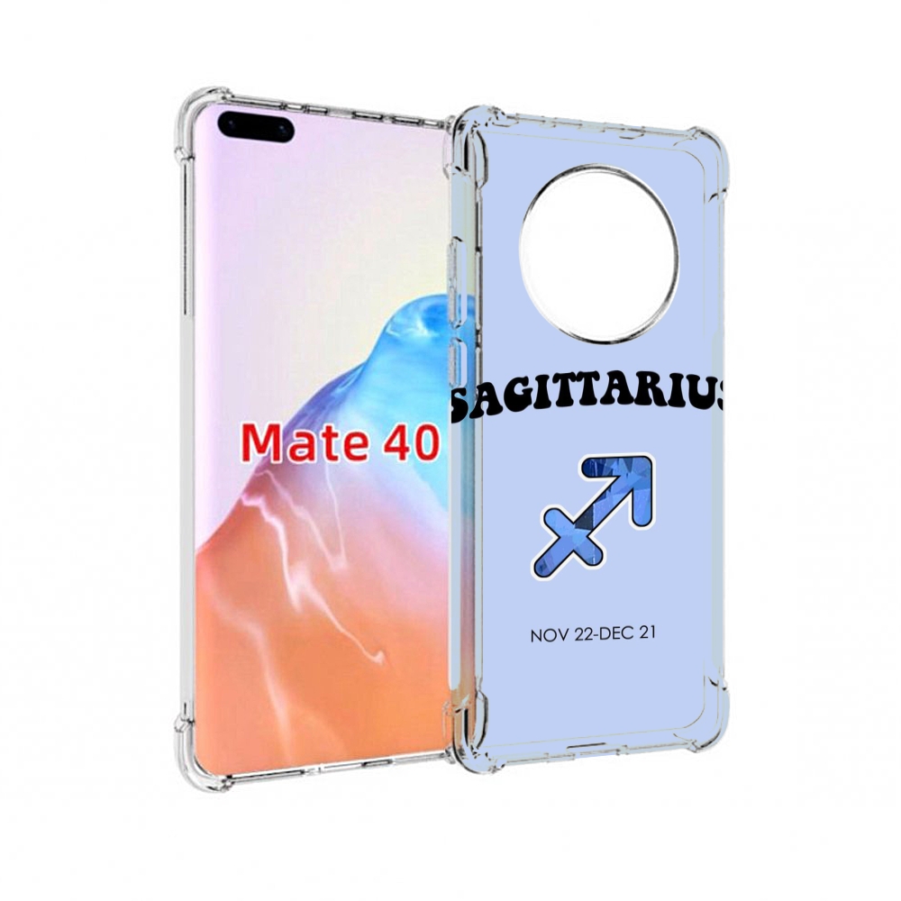 

Чехол MyPads Tocco для Huawei Mate 40 знак зодиака стрелец 1, Прозрачный, Tocco