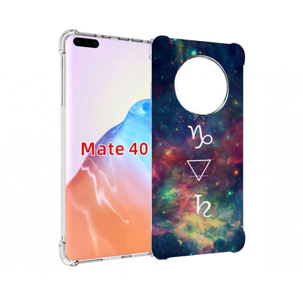 

Чехол MyPads Tocco для Huawei Mate 40 знак зодиака козерог 5, Прозрачный, Tocco