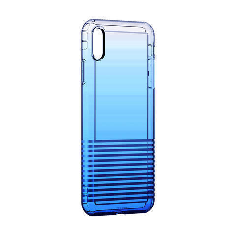 

Чехол Baseus Colorful airBag Protection Case для iPhone X/Xs Синий WIAPIPH58-XC03