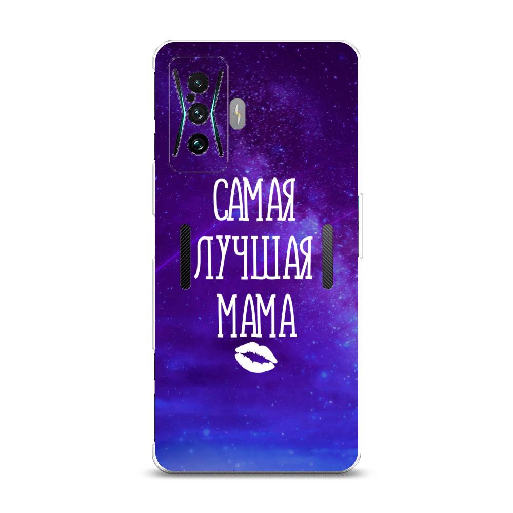 фото Силиконовый чехол "лучшая мама" на xiaomi redmi k50 ge awog