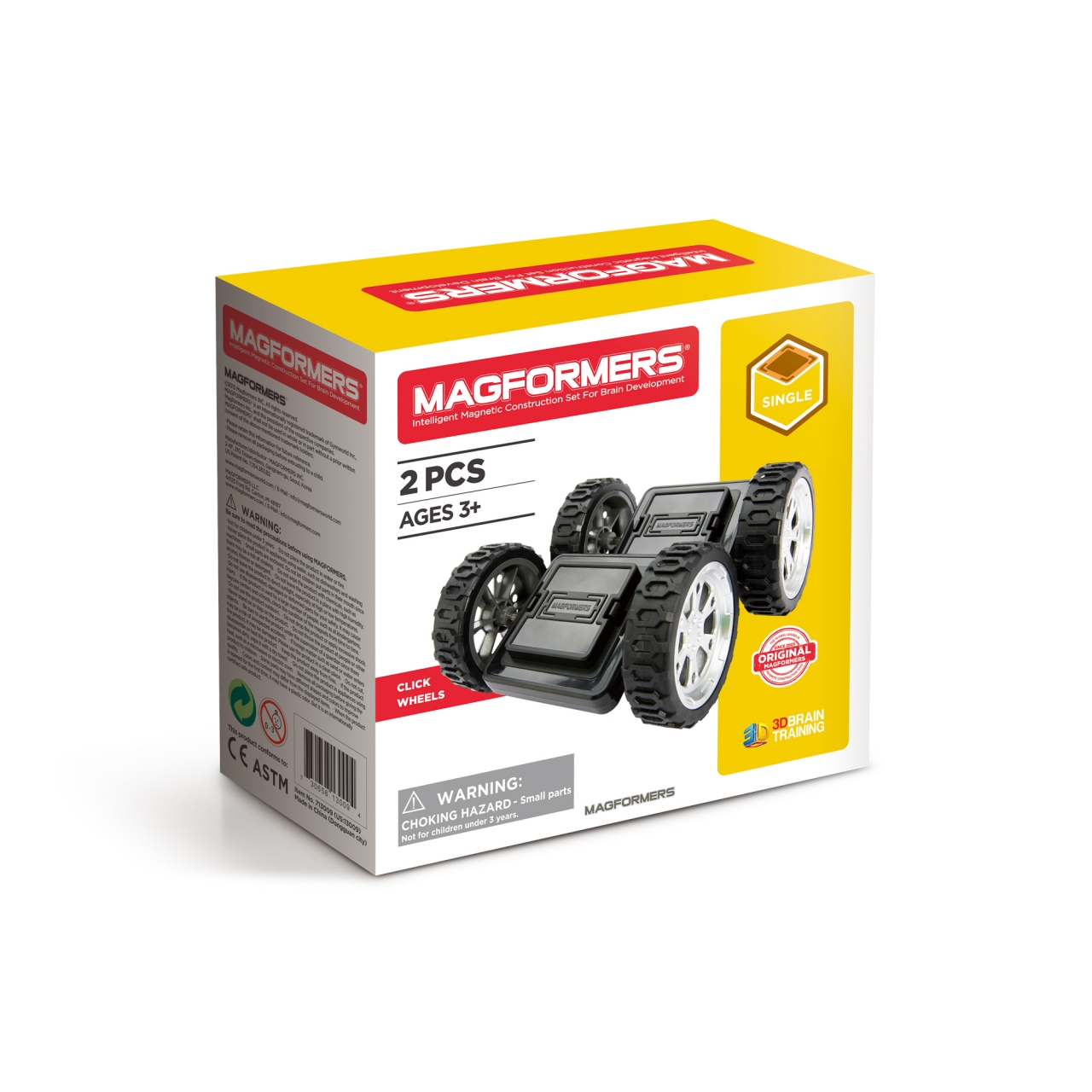 фото Конструктор магнитный magformers click wheels 2 детали