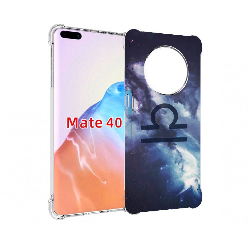 

Чехол MyPads Tocco для Huawei Mate 40 знак зодиака весы 5, Прозрачный, Tocco