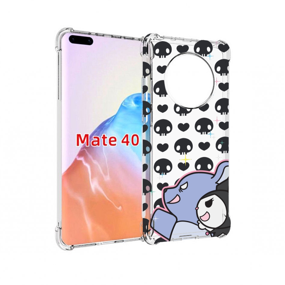 

Чехол MyPads Tocco для Huawei Mate 40 злые-мини-животные детский, Прозрачный, Tocco