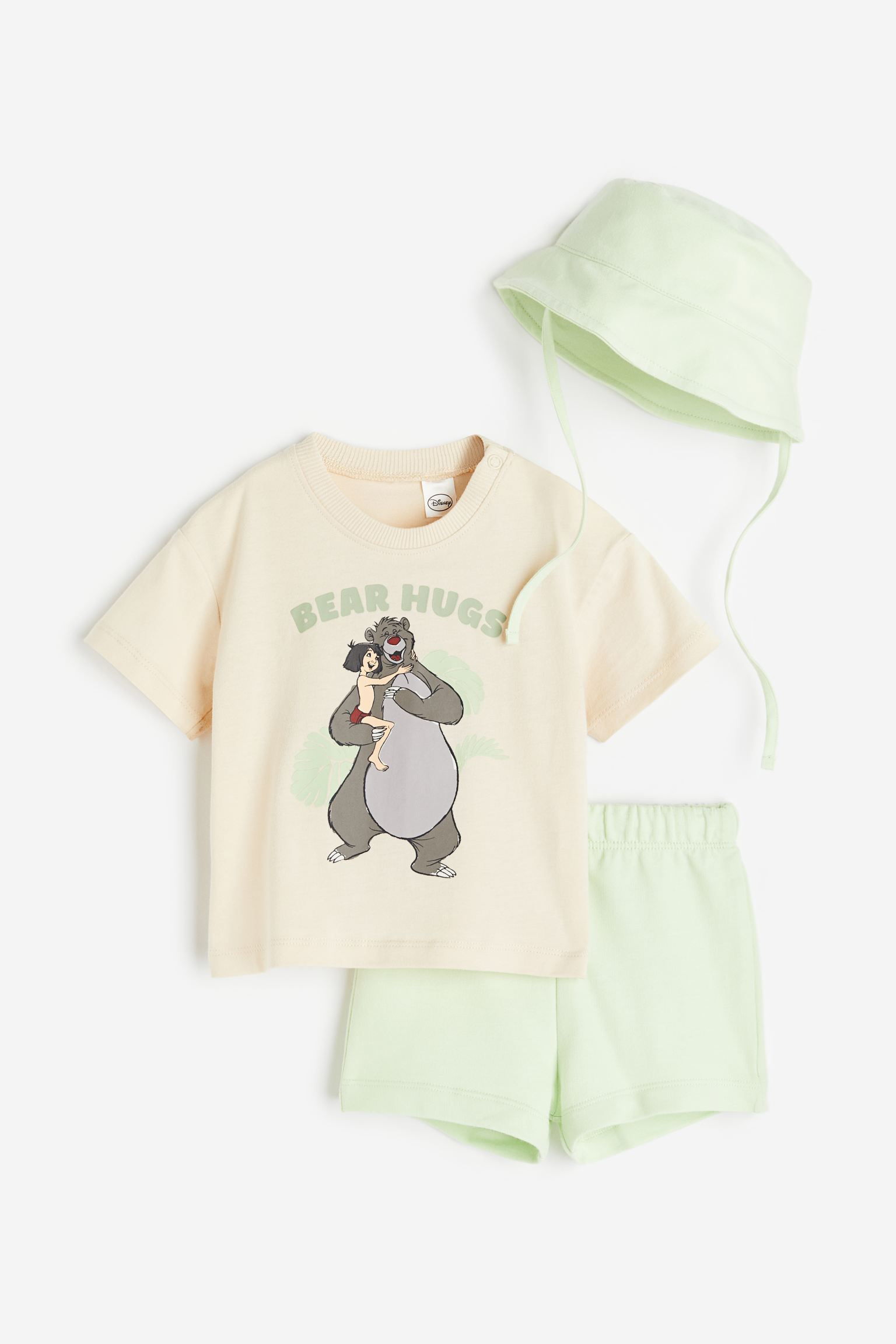 

Хлопковый комплект из 3 предметов H&M 68 бежевый/книга джунглей (доставка из-за рубежа), 1173778