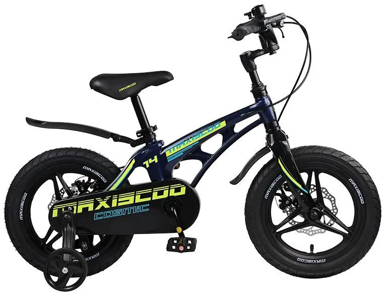

Велосипед MAXISCOO Cosmic 14 Делюкс Плюс 2023 синий перламутр.