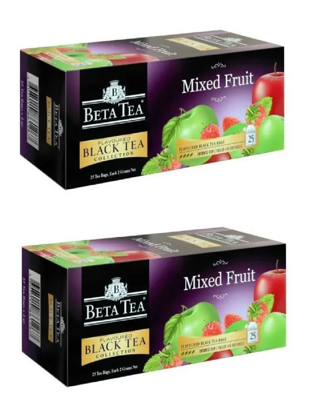 Чай Beta Tea Мультифруктовый, 25 пакетиков по 2 г, 2 шт