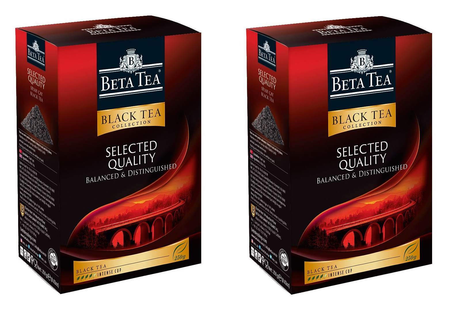 

Чай черный Beta Tea листовой Отборное качество,, 250 г * 2 шт