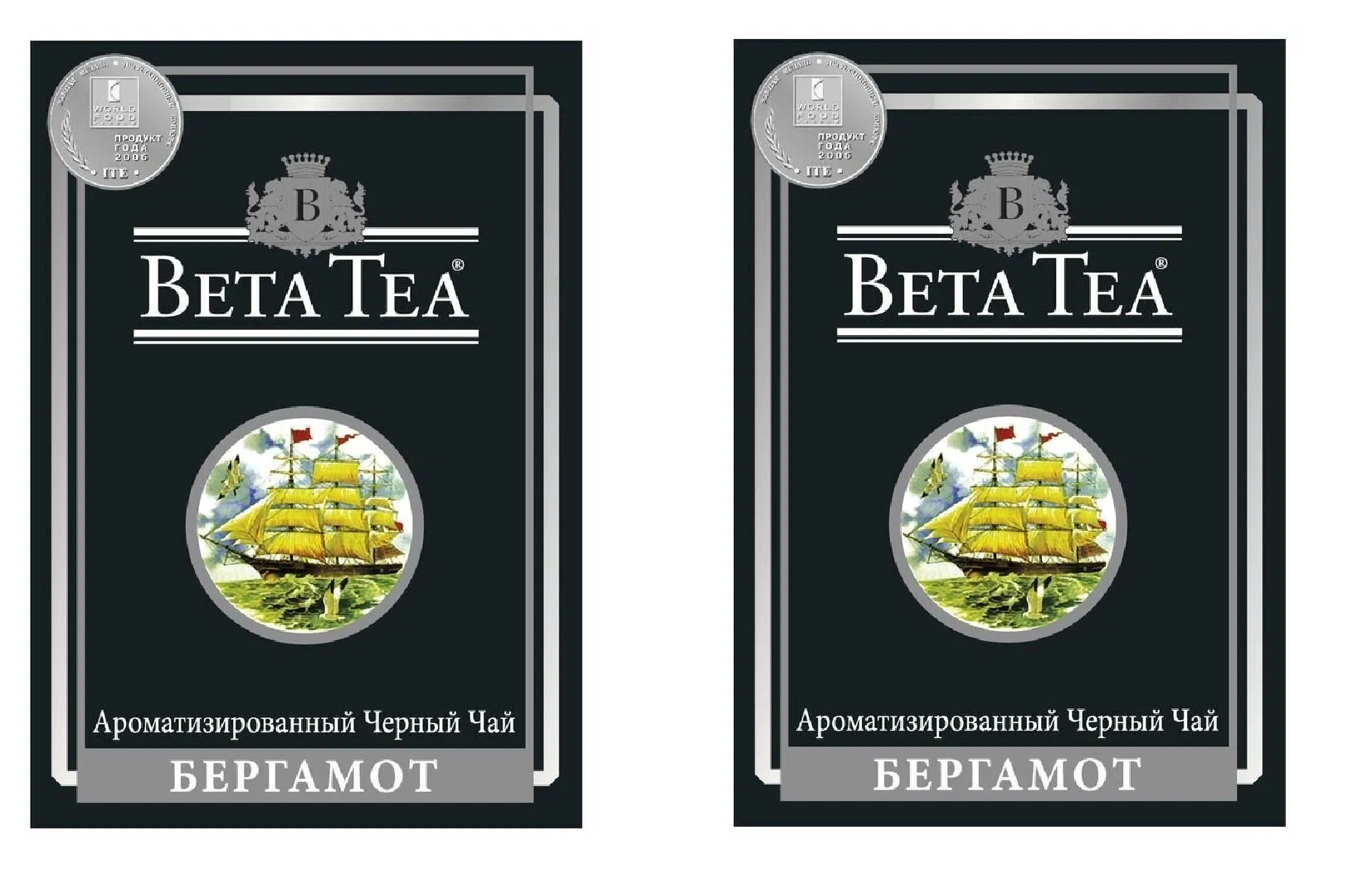 

Чай черный Beta Tea Бергамот листовой, 100 г *2 шт