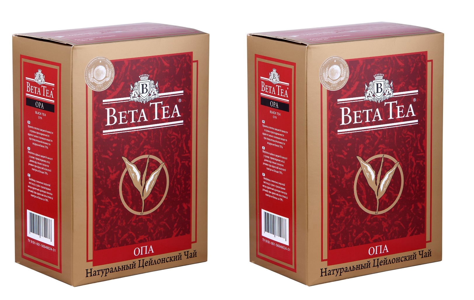 

Чай черный Beta Tea ОРА, 100 г *2 шт