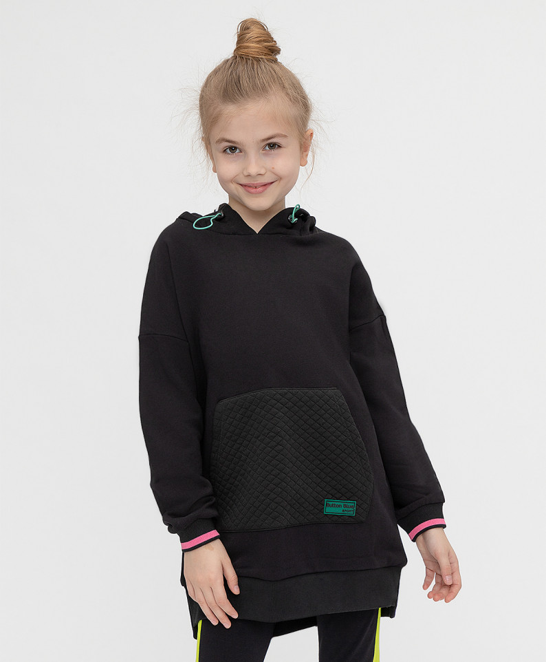 

Худи Button Blue 221BBGJC15020800 цв. черный р. 146, 221BBGJC15020800