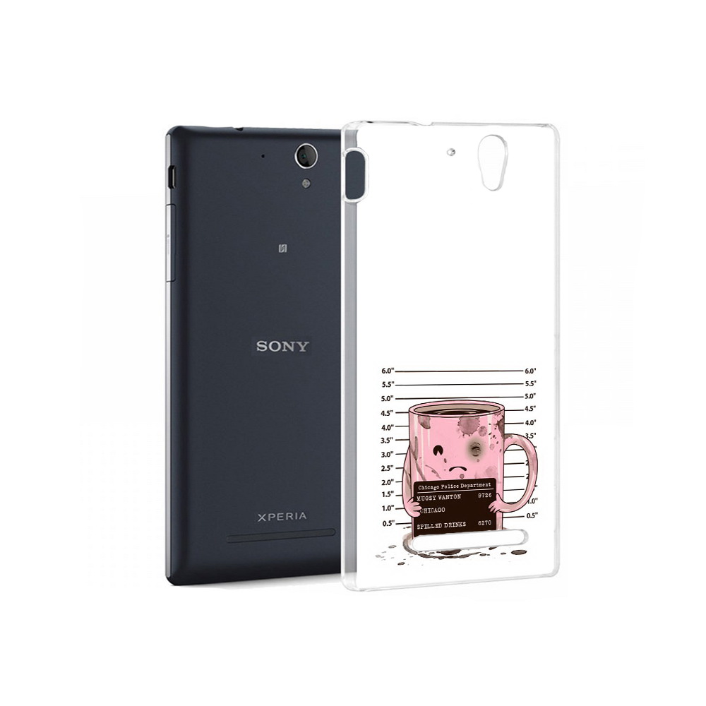 

Чехол MyPads Tocco для Sony Xperia C3 кружка (PT18760.251.420), Прозрачный, Tocco