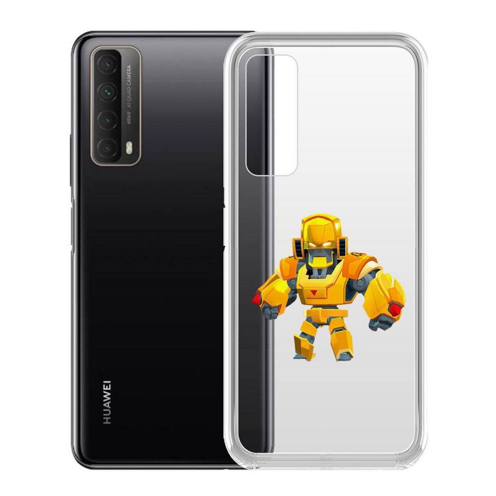 

Чехол-накладка Brawl Stars-Бо Золотой Меха для Huawei P Smart 2021
