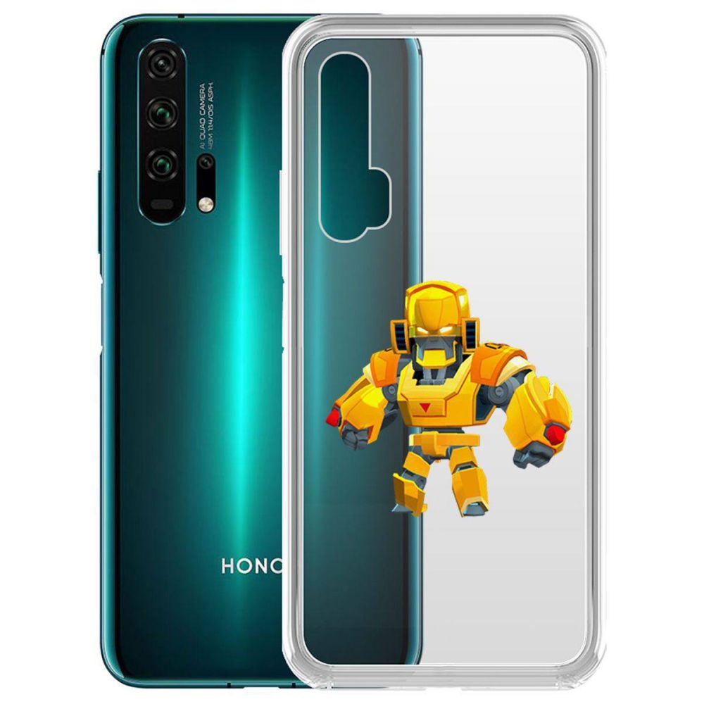 

Чехол-накладка Brawl Stars-Бо Золотой Меха для Honor 20 Pro/Nova 5T
