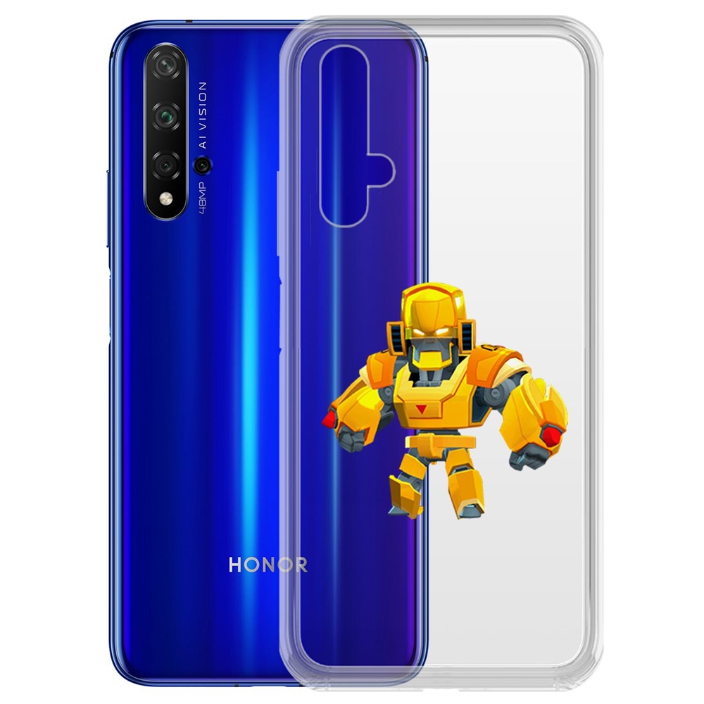 

Чехол-накладка Brawl Stars-Бо Золотой Меха для Honor 20