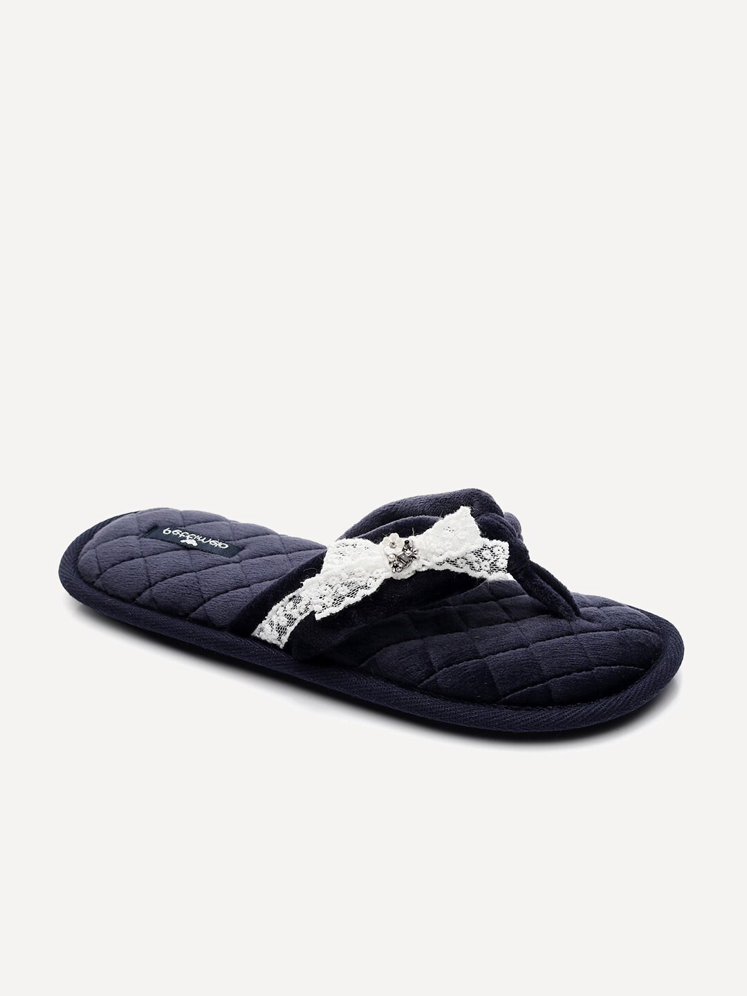 фото Тапочки женские pettimelo r-907 синие 38-39 ru