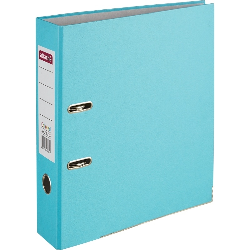 

Папка-регистратор Attache Colored light, голубой 75 мм