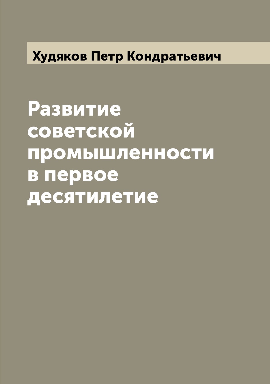 

Развитие советской промышленности в первое десятилетие