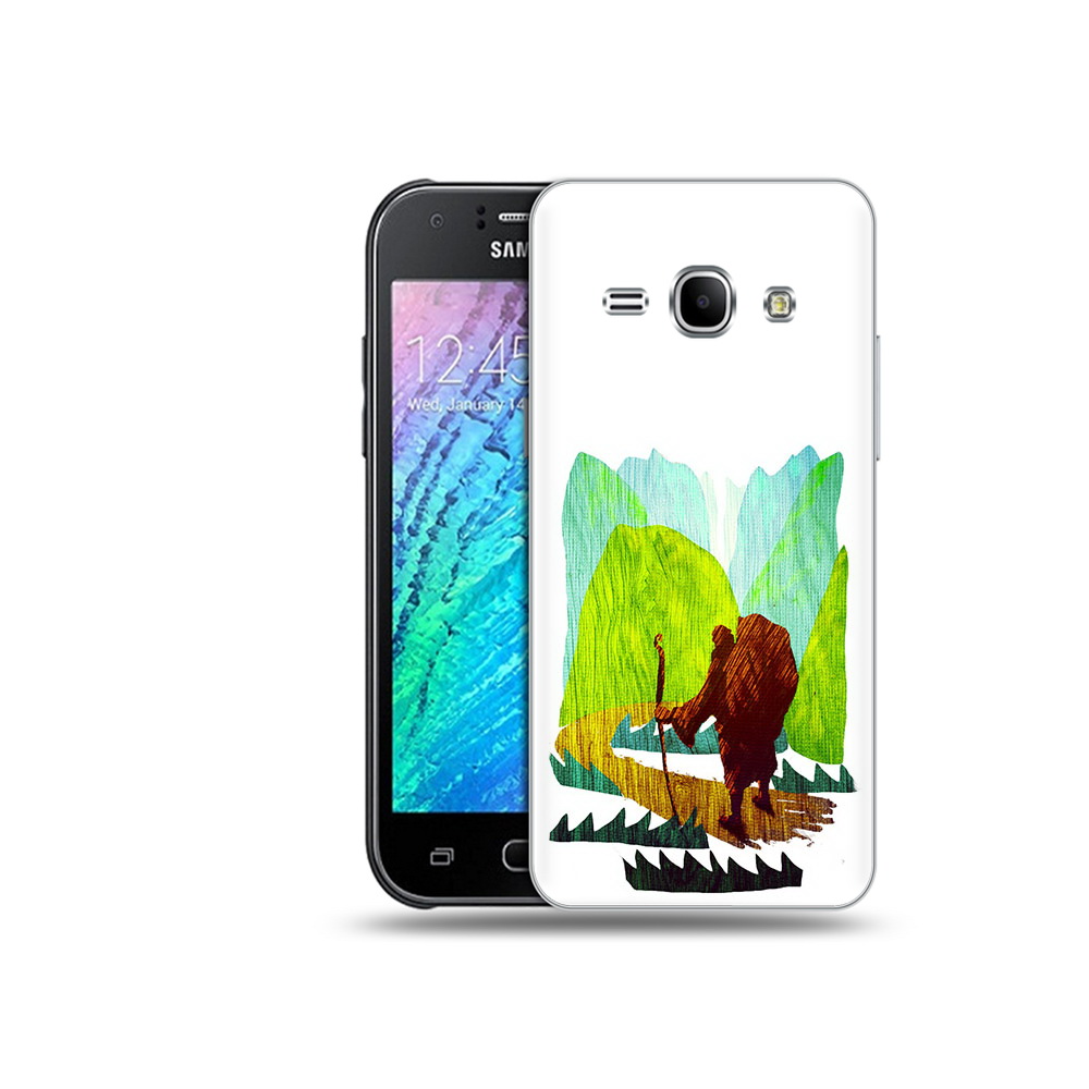 

Чехол MyPads Tocco для Samsung Galaxy J1 Лесная тропа (PT26162.569.106), Прозрачный, Tocco