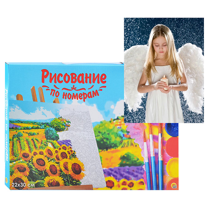 

Рыжий кот Холст с красками, 22*30 см, Задумчивый ангел, Холст с красками