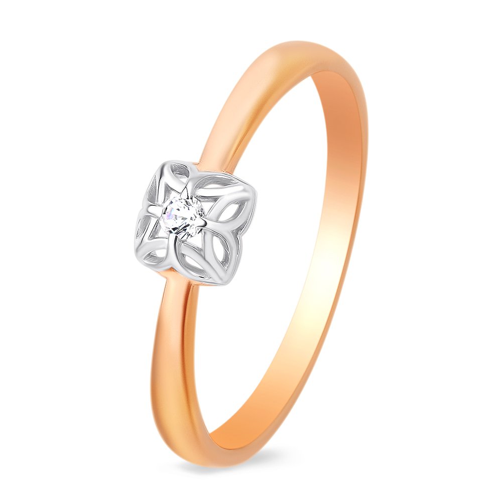 

Кольцо женское из красного золота с бриллиантом 585Gold 101011334, р. 17, 101011334
