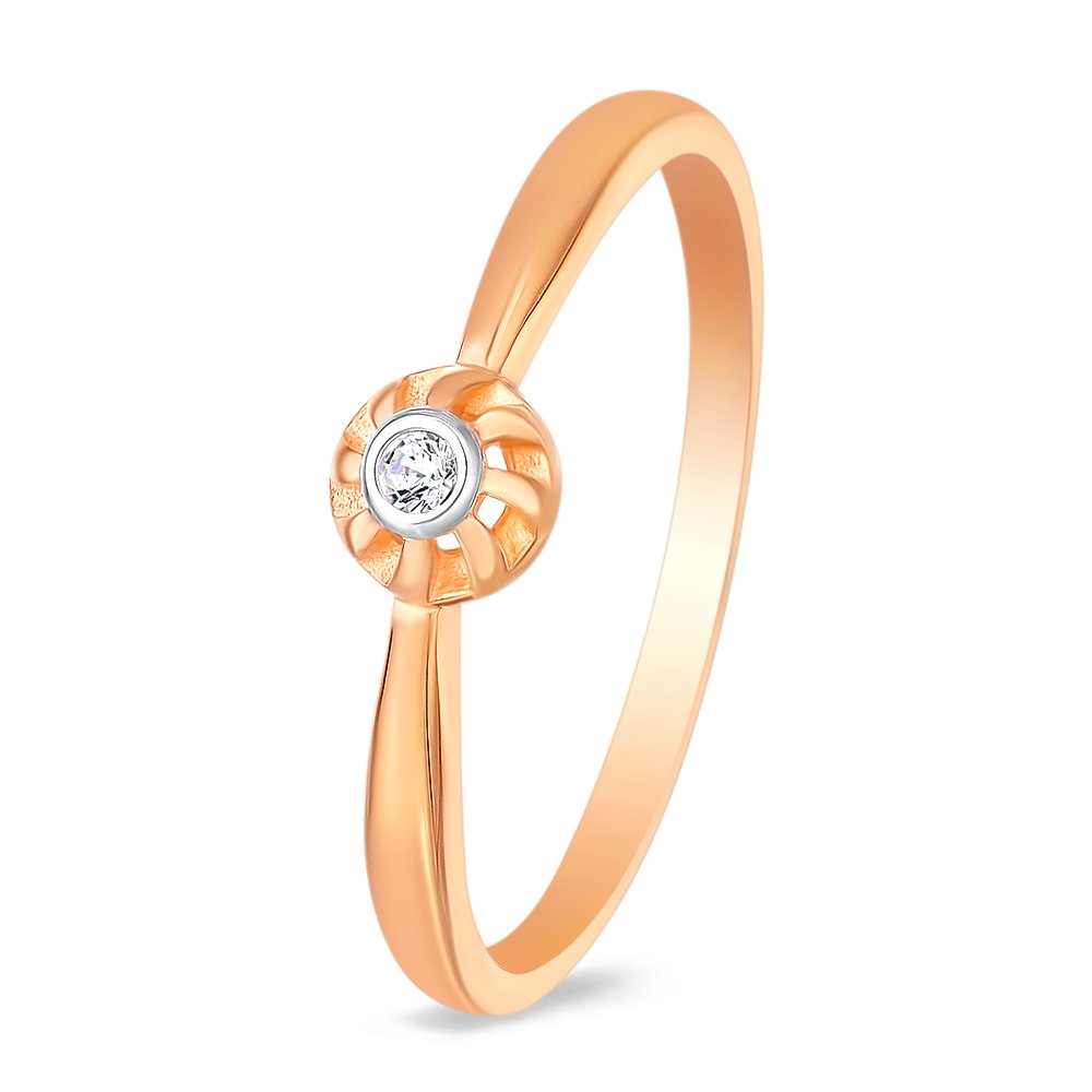

Кольцо женское из красного золота с бриллиантом 585Gold 101011317, р, 101011317