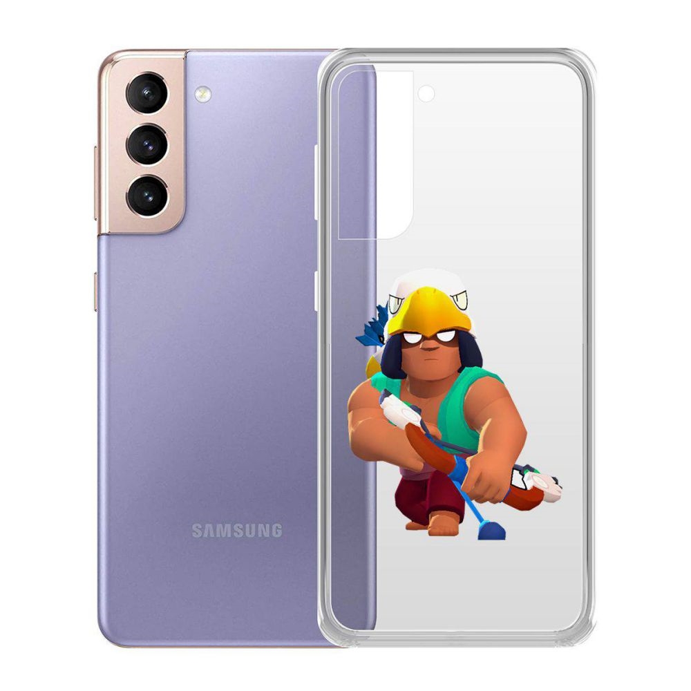 

Чехол-накладка Brawl Stars-Бо для Samsung Galaxy S21 (G991)