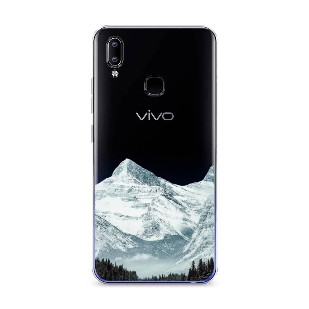 

Чехол на Vivo Y93 "Горы арт 1", Белый;зеленый, 263950-2