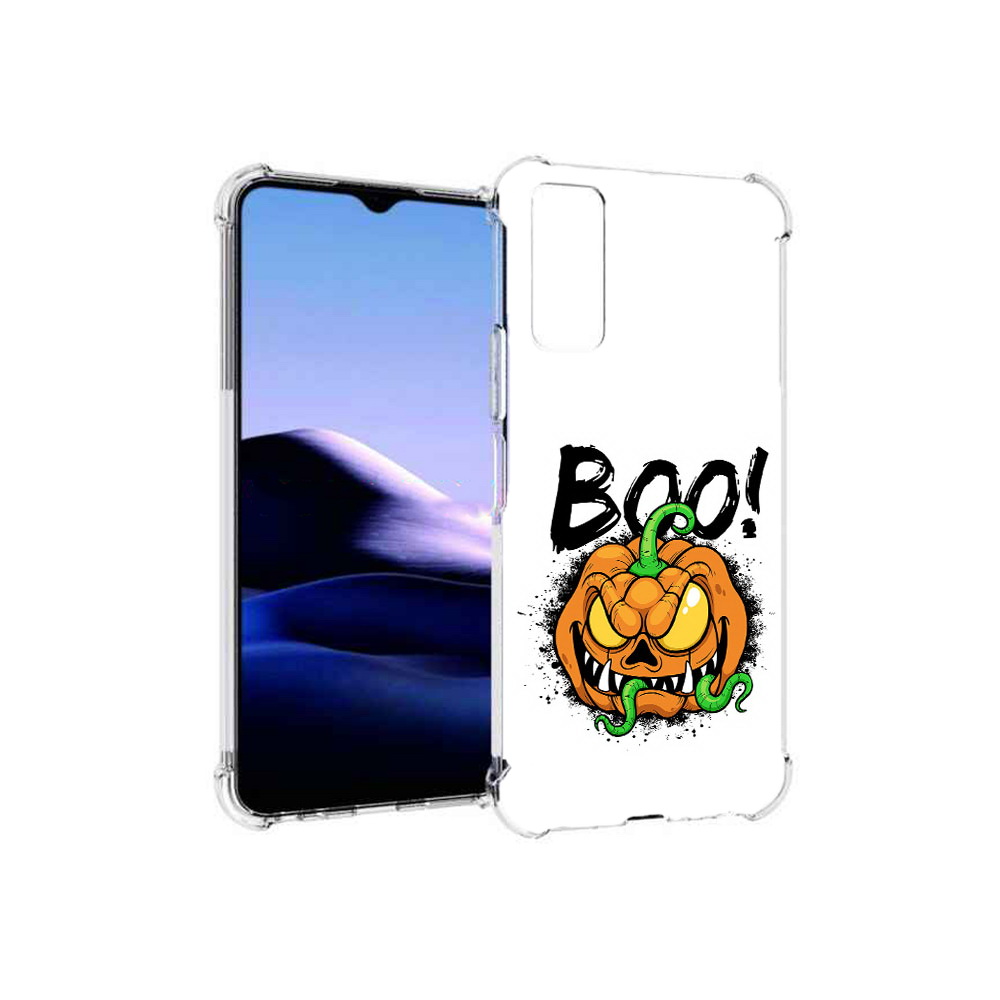 Чехол MyPads Tocco для Vivo Y20 Хэллоуин бу (PT154038.379.193)