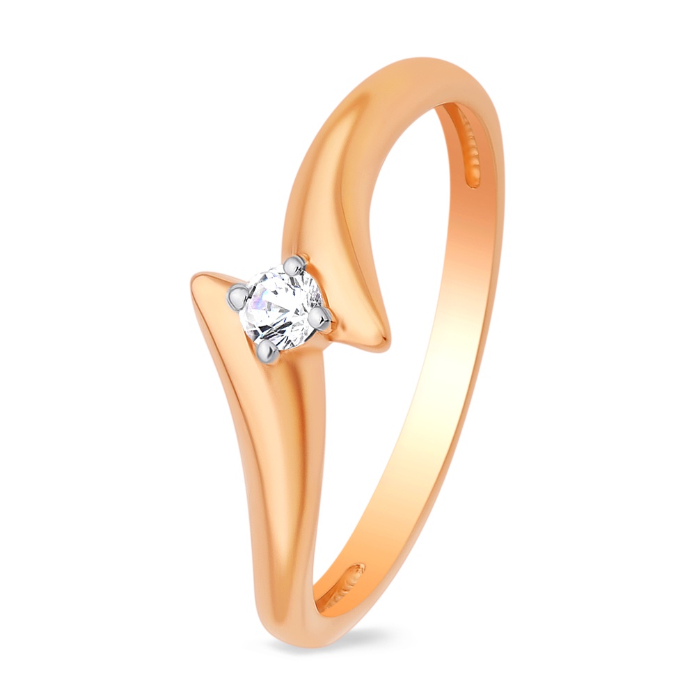

Кольцо женское из красного золота с бриллиантом 585Gold 101011314, р, 101011314